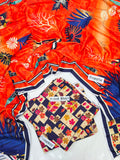 Linen 3 Pc Printed Suit