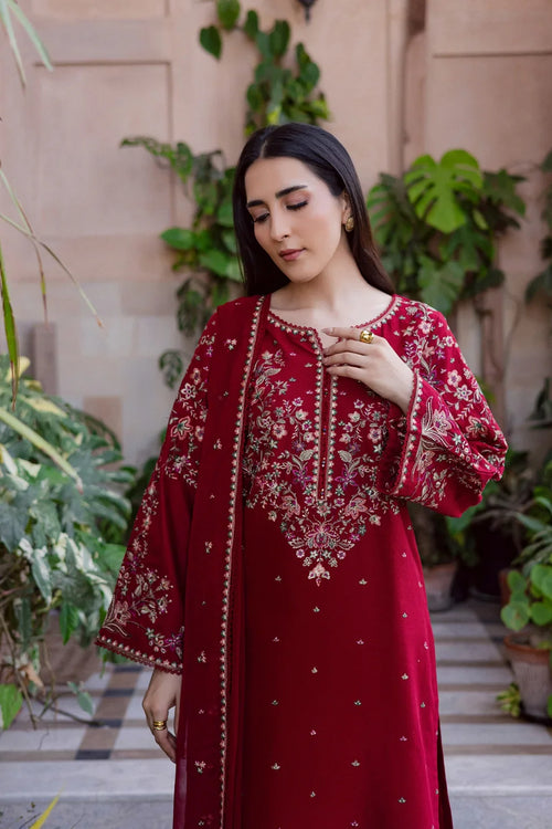 BATIK Dhanak Embriodered 3 Piece
