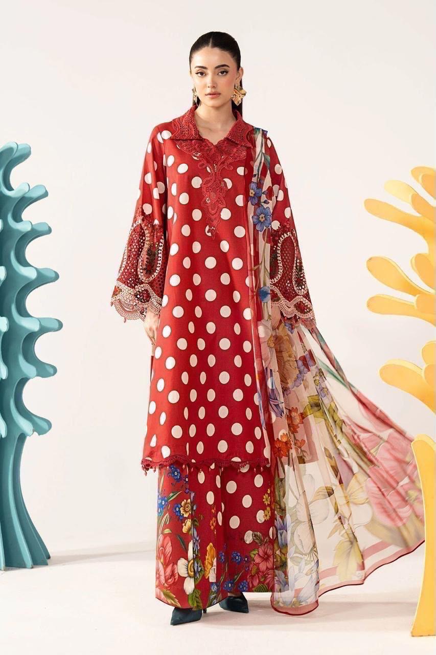 Printed 3 Pc Lawn