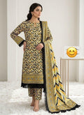 Printed 3 Pc Lawn