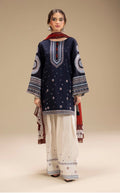 JAZMIN Dhanak Embriodered 3 Piece