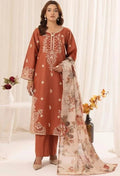 MOHAGNI Dhanak Embriodered 3 Piece