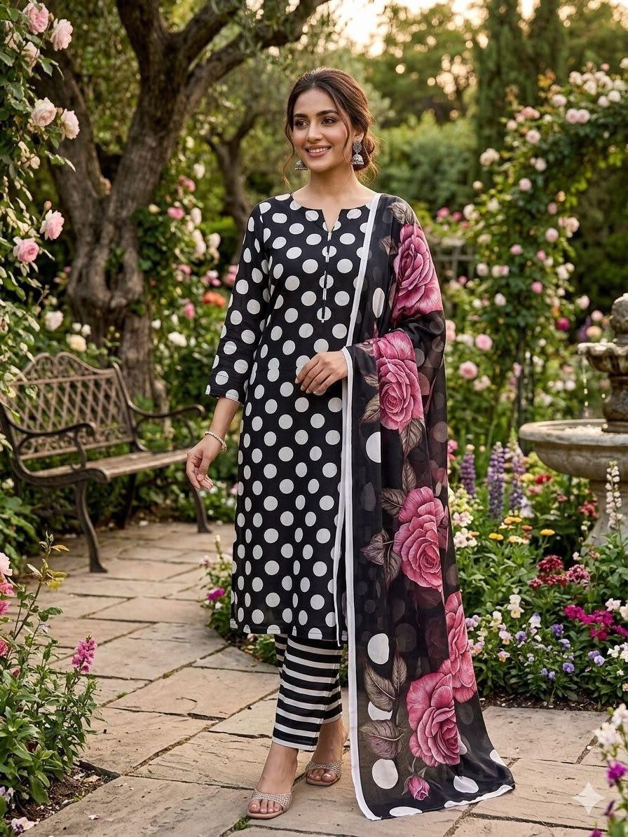 Printed 3 Pc Lawn