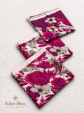 Linen 3 Pc Printed Suit