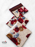 Linen 3 Pc Printed Suit