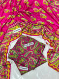 Linen 3 Pc Printed Suit