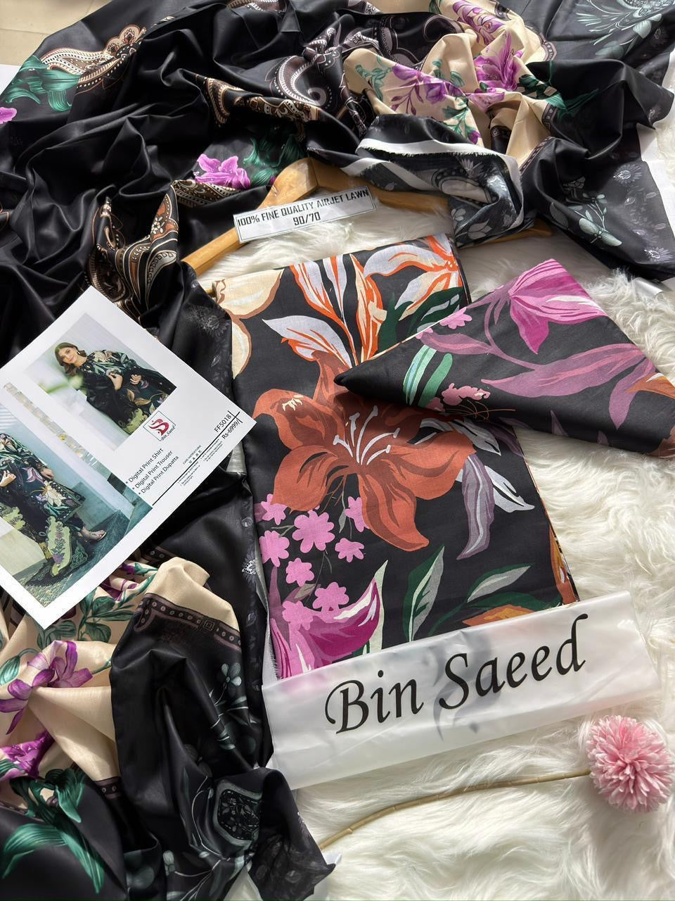 Printed 3 Pc Lawn