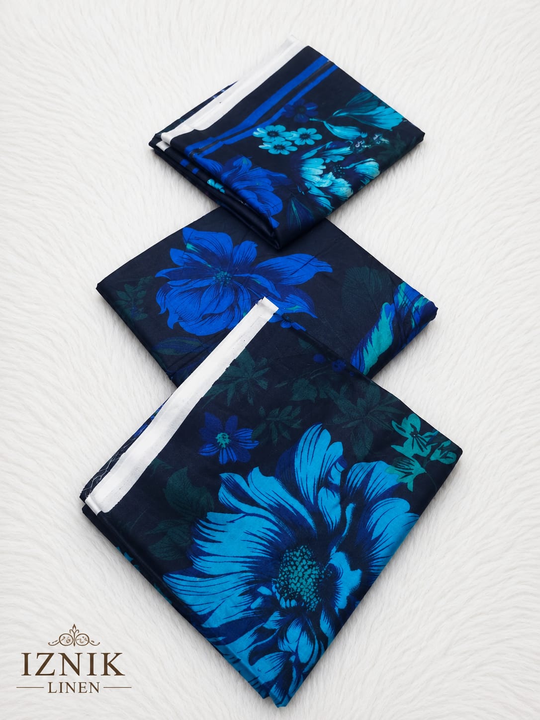 Linen 3 Pc Printed Suit
