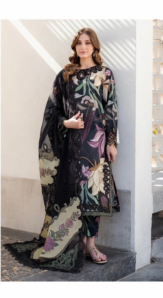 Printed 3 Pc Lawn