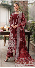 KAHF Dhanak Embriodered 3 Piece