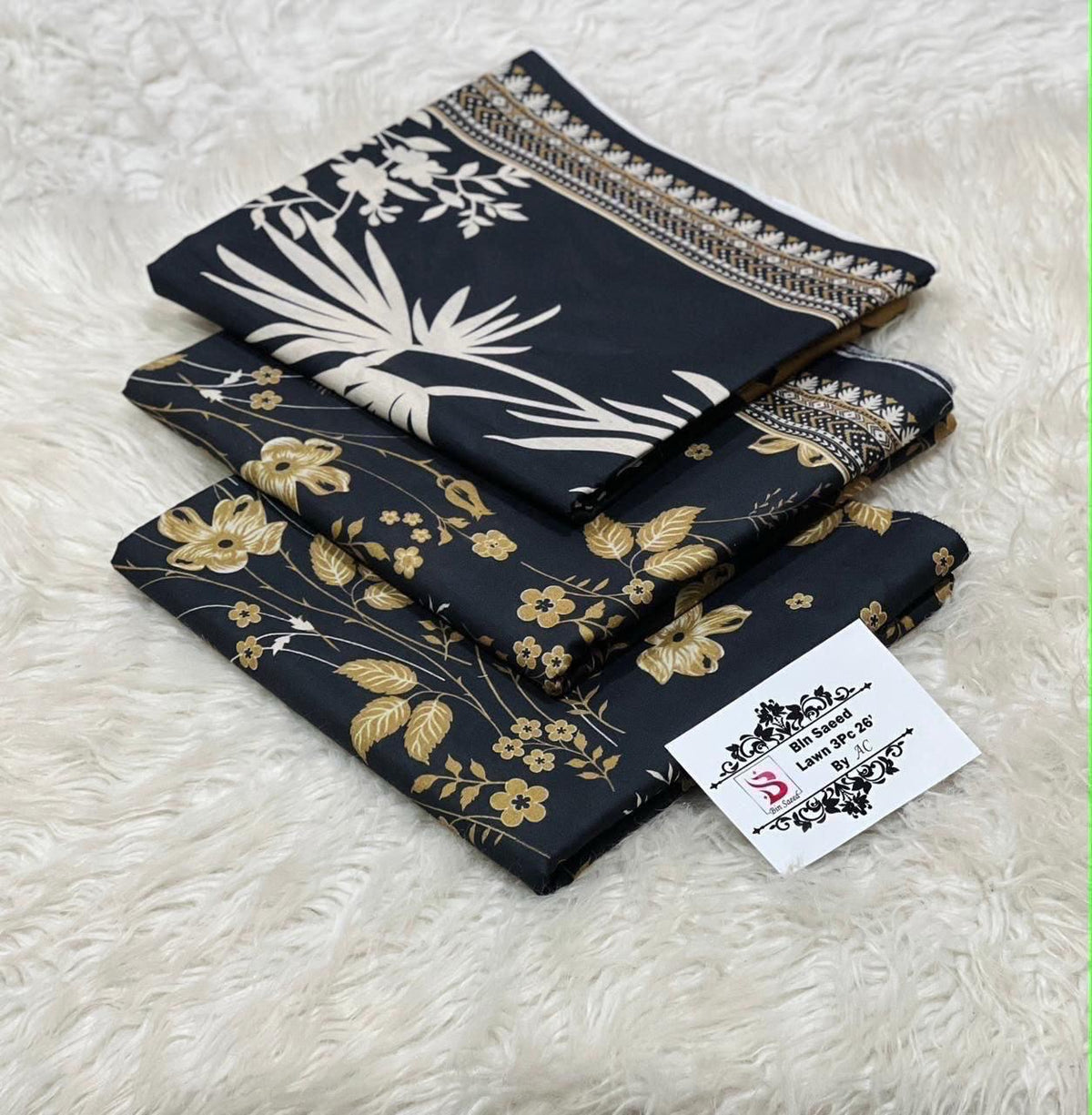 Printed 3 Pc Lawn