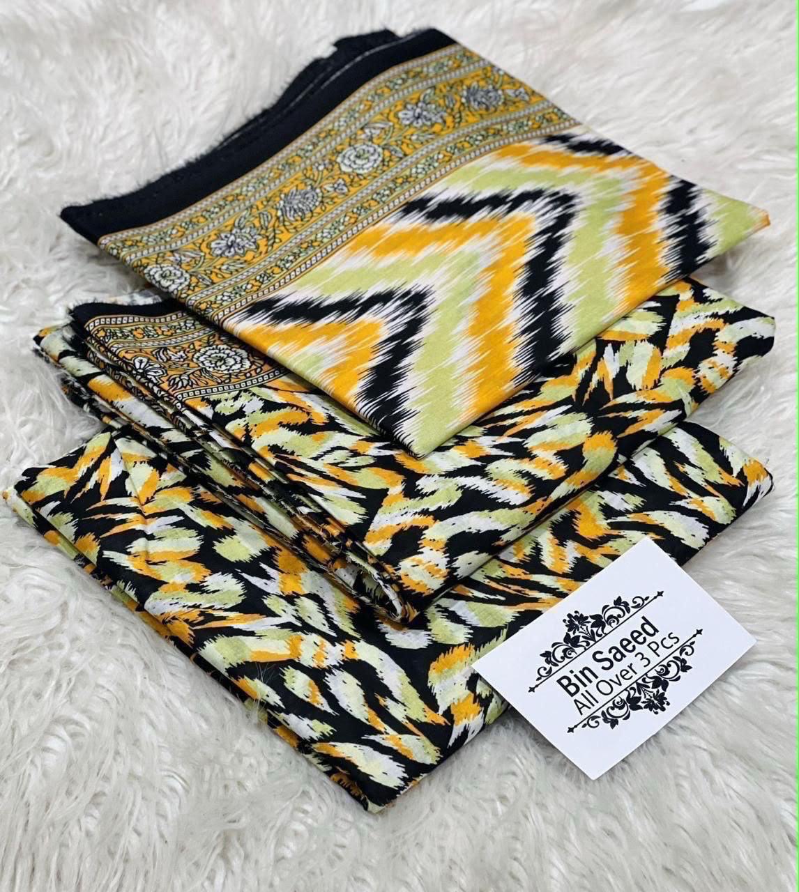 Printed 3 Pc Lawn
