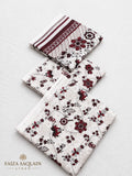 Linen 3 Pc Printed Suit