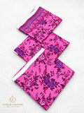 Linen 3 Pc Printed Suit