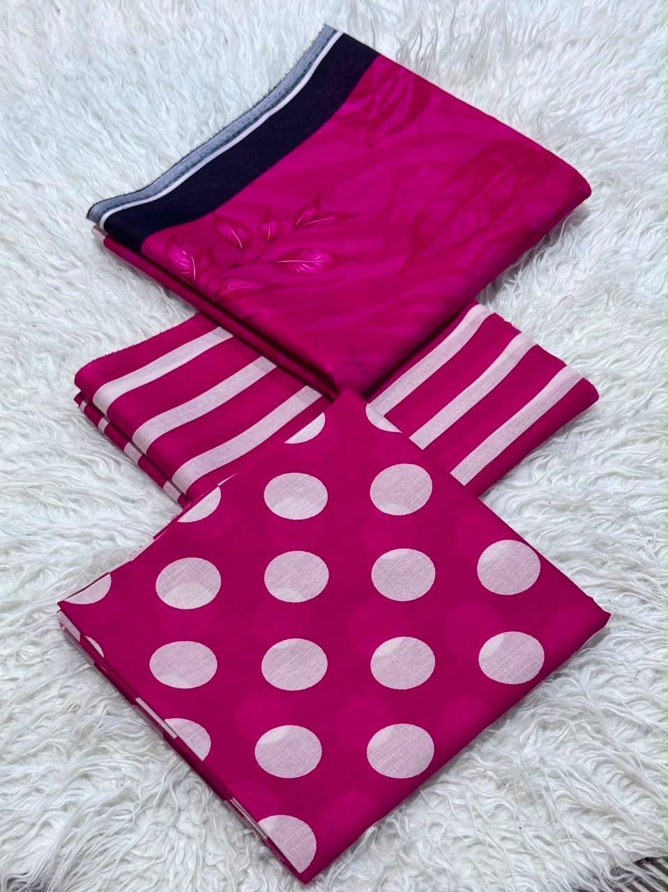 Printed 3 Pc Lawn