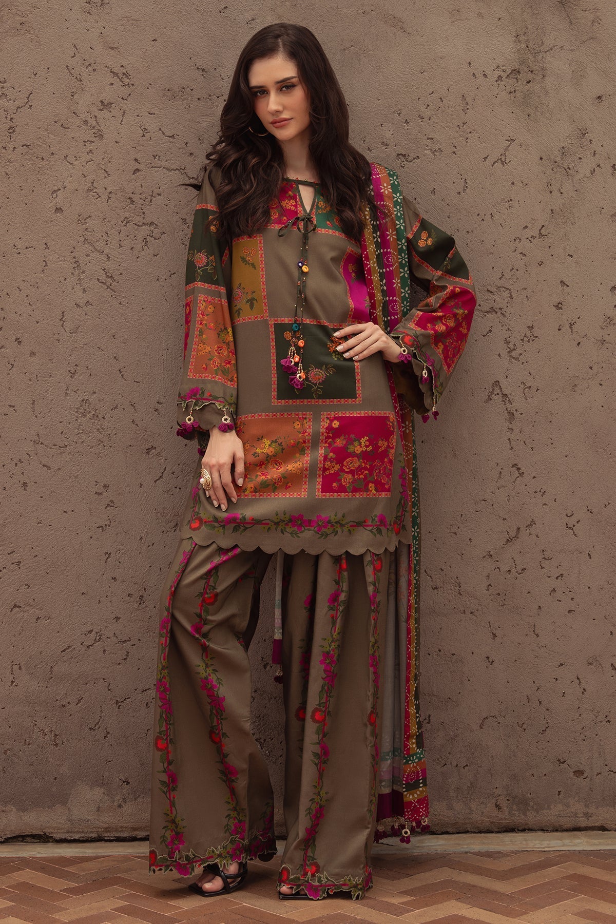 Khaadar 3pc Print