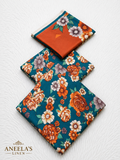 Linen 3 Pc Printed Suit